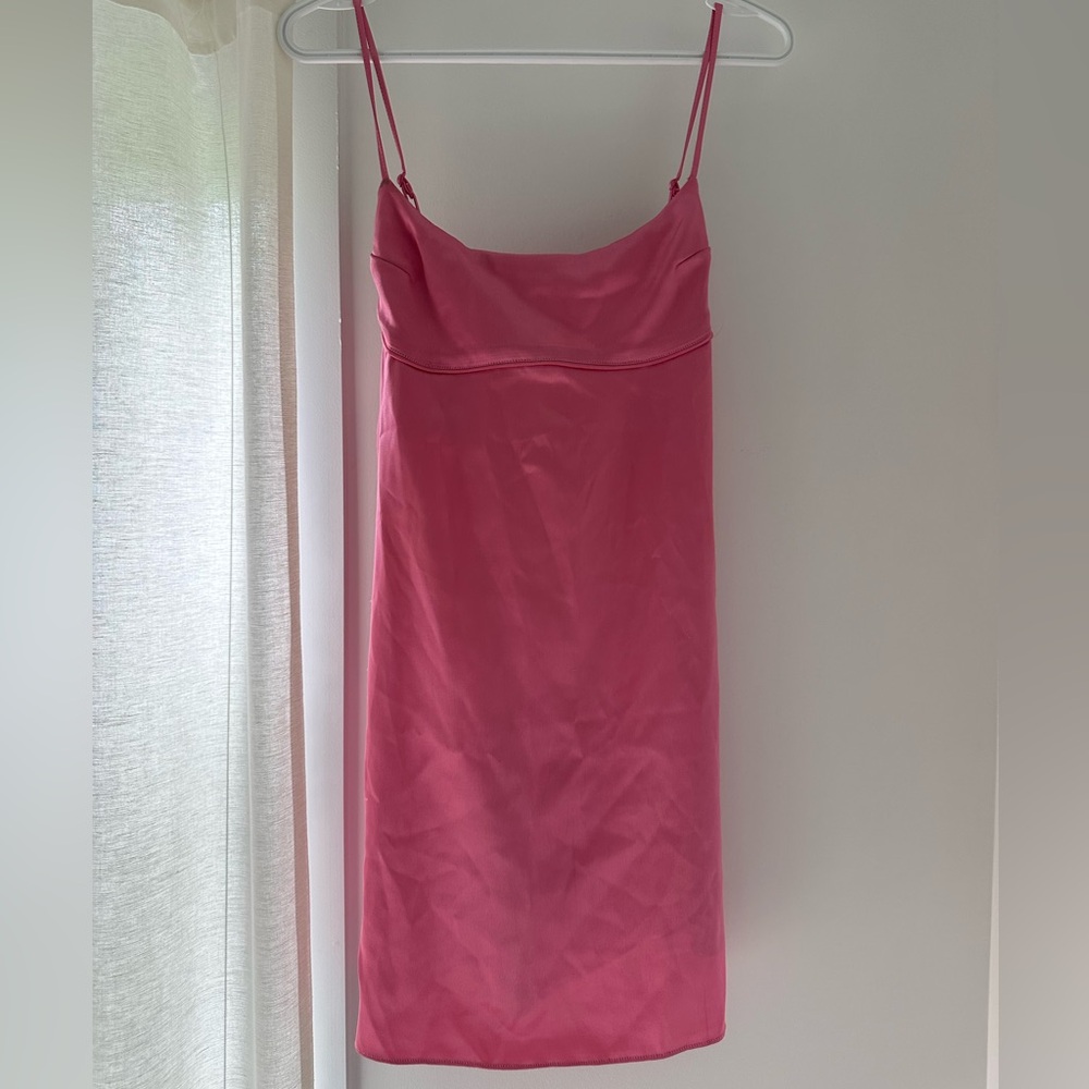 Oak & fort satin mini dress